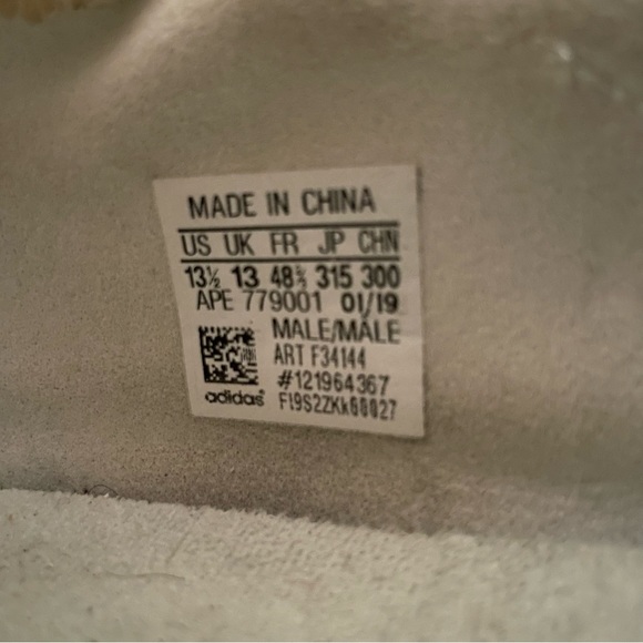 Adidas Rivalry RM in White Mustard size 13.5 - Picture 4 of 6